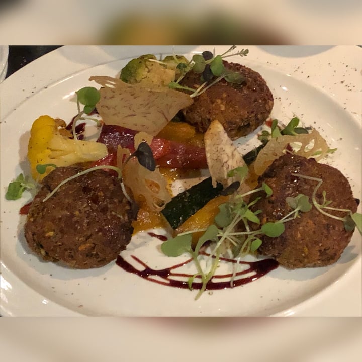 photo of Loondocks Restaurant Appleby Village Vegan Croquettes shared by @stephaniebraganza on  28 Nov 2021 - review