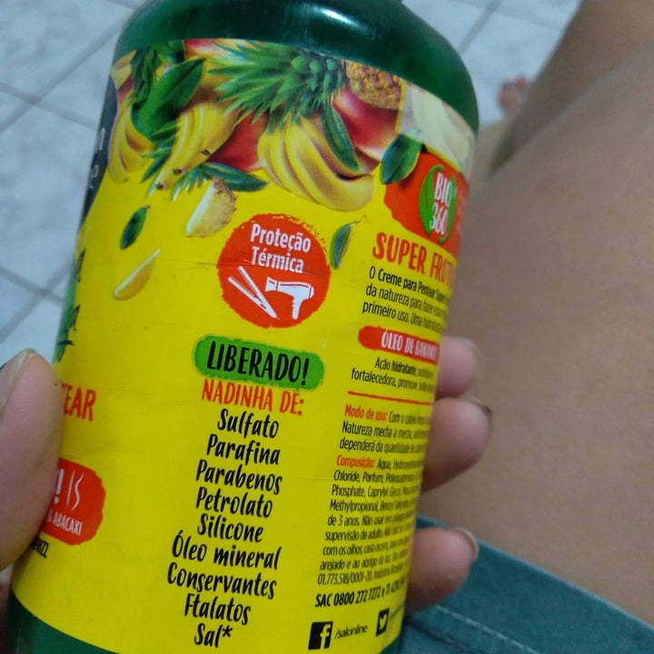 review photo of Salon line Creme de Penpea Maria Natureza Super frutas shared by @leticiagama on 06 Oct 2021 - review