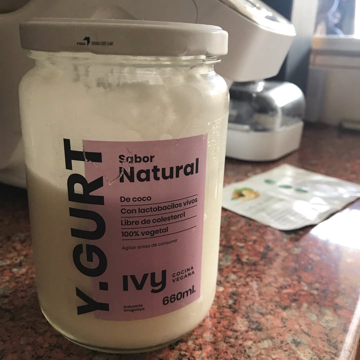 photo of y. gurt yvi yogurt sabor natural shared by @cloesabb on  05 Dec 2022 - review