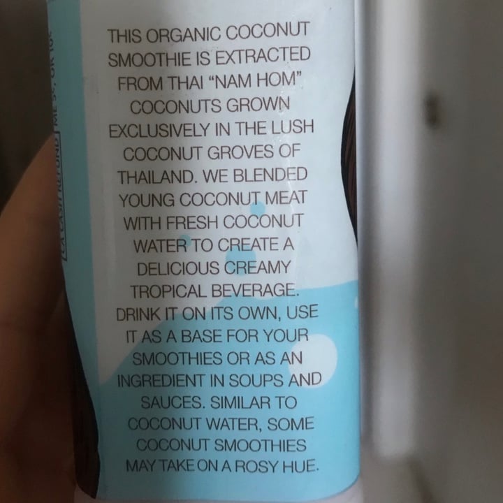 review photo of Trader Joe's Organic Coconut Smoothie shared by @beingveganissoyum on 25 Feb 2021 - review