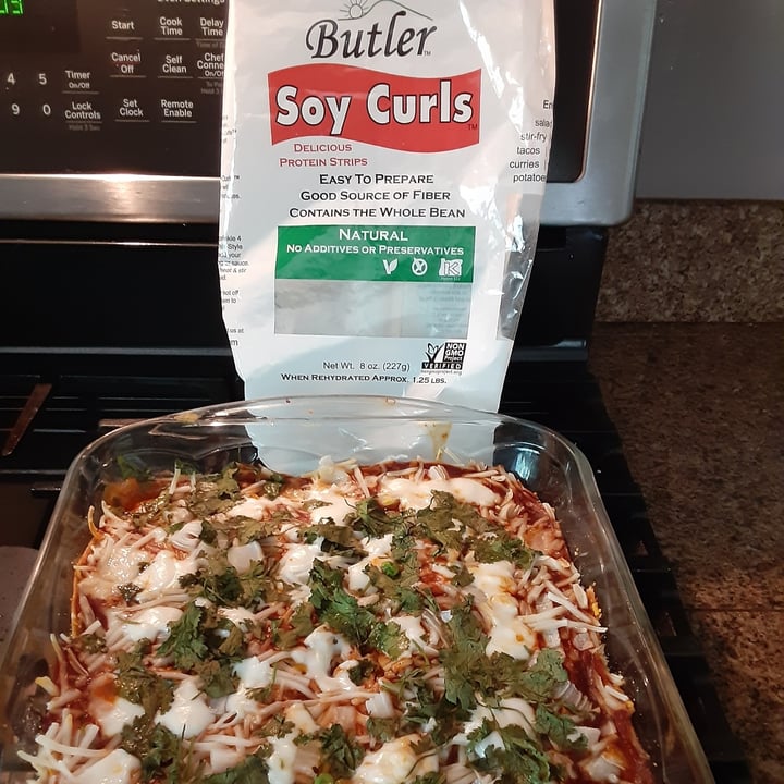 review photo of Butler Soy Curls shared by @woodvegan on 25 May 2022 - review