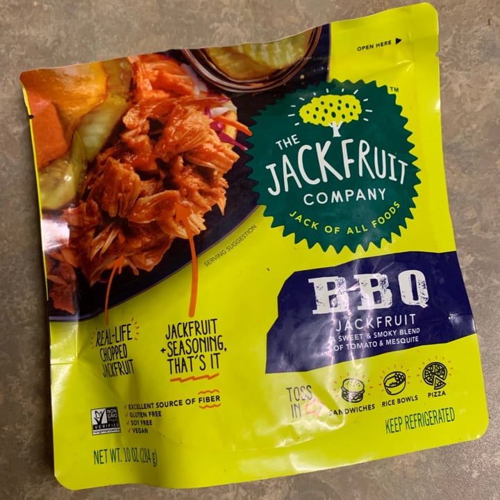 photo of The Jackfruit Company BBQ Jackfruit a sweet & smoky Blind of Tomato & Mesquite shared by @soularflare on  24 Dec 2020 - review