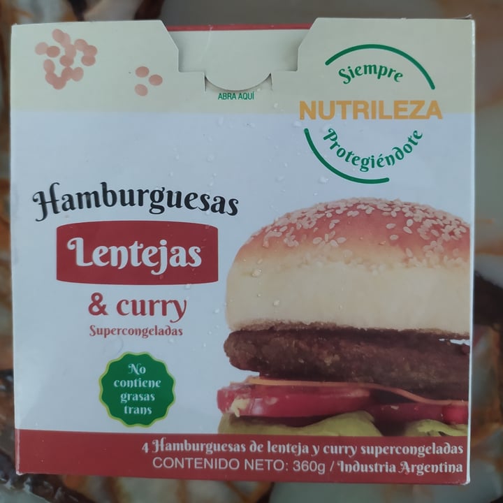 review photo of Nutrileza Hamburguesa Lenteja & Curry shared by @benin on 23 Jul 2021 - review