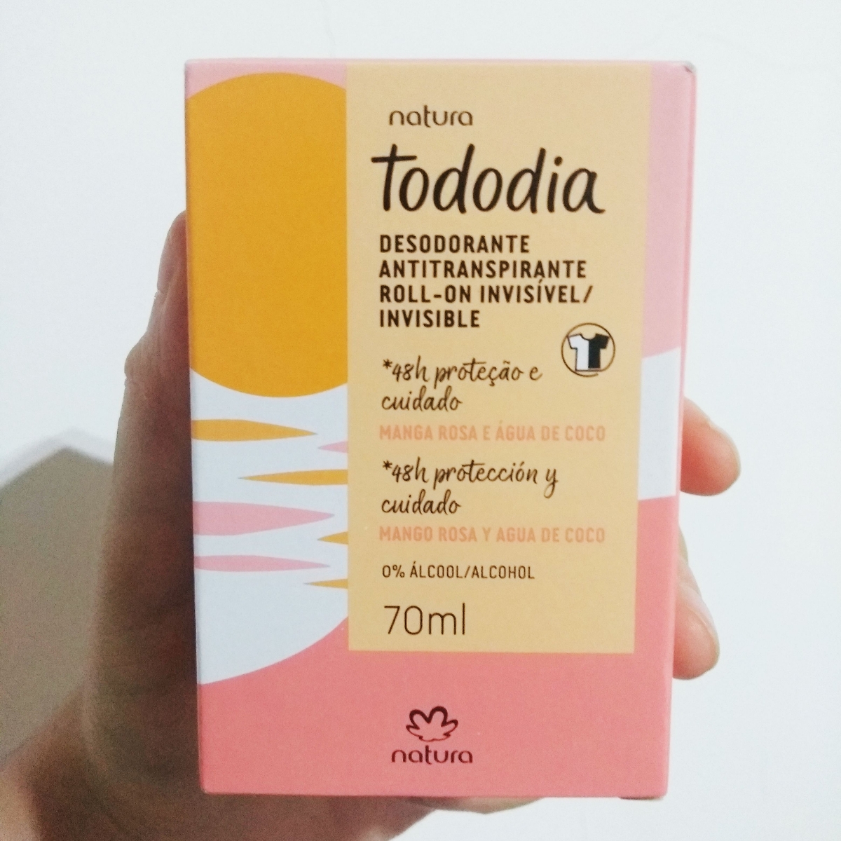 Natura Tododia Desodorante antitranspirante roll-on mango rosa Agua de Coco  Review | abillion