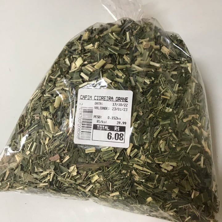 review photo of chá De Capim Cidreira Chá de capim cidreira shared by @evelinlima on 18 Oct 2022 - review