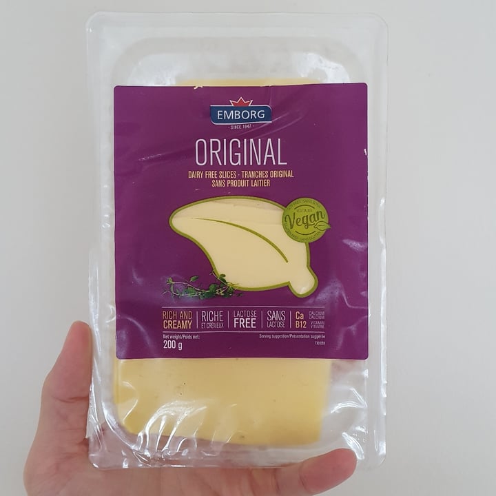 photo of Emborg Original Dairy-Free Slices shared by @shengasaurus on  26 Jul 2020 - review
