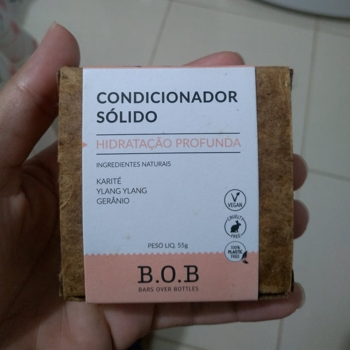 review photo of B.O.B Condicionador Sólido Hidratação Profunda shared by @marasnt on 19 Apr 2022 - review