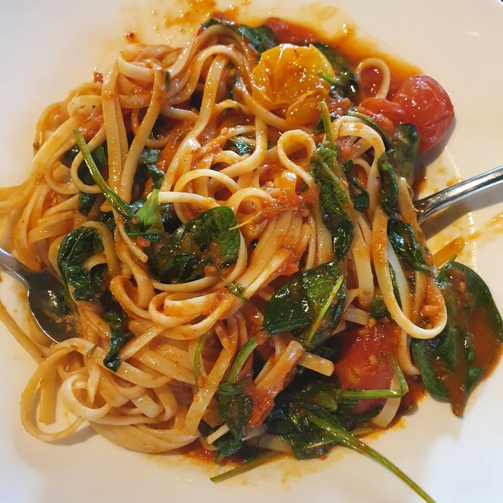 review photo of Lucias Restaurant Vegan tomato pasta shared by @lyn007 on 12 Sep 2022 - review