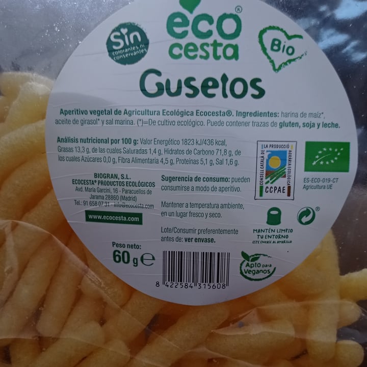 photo of Ecocesta Gusetos shared by @veganberta on  30 Sep 2021 - review