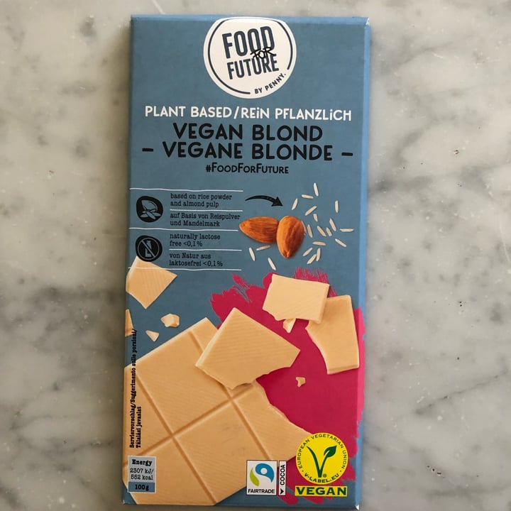 photo of Food For Future Vegane Blonde - Schokolade shared by @flaminiac on  27 Apr 2022 - review