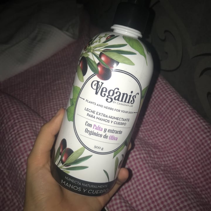 review photo of Veganis LECHE EXTRA HUMECTANTE PARA MANOS Y CUERPO Con Palta y extracto Orgánico de Oliva shared by @rominap on 06 Apr 2020 - review