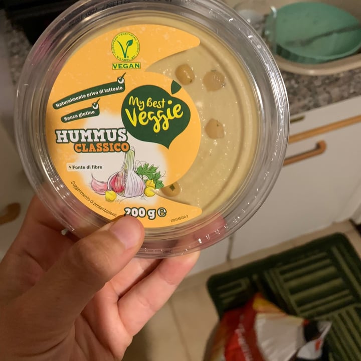 photo of My Best Veggie Hummus classico shared by @robschin on  09 Jun 2022 - review