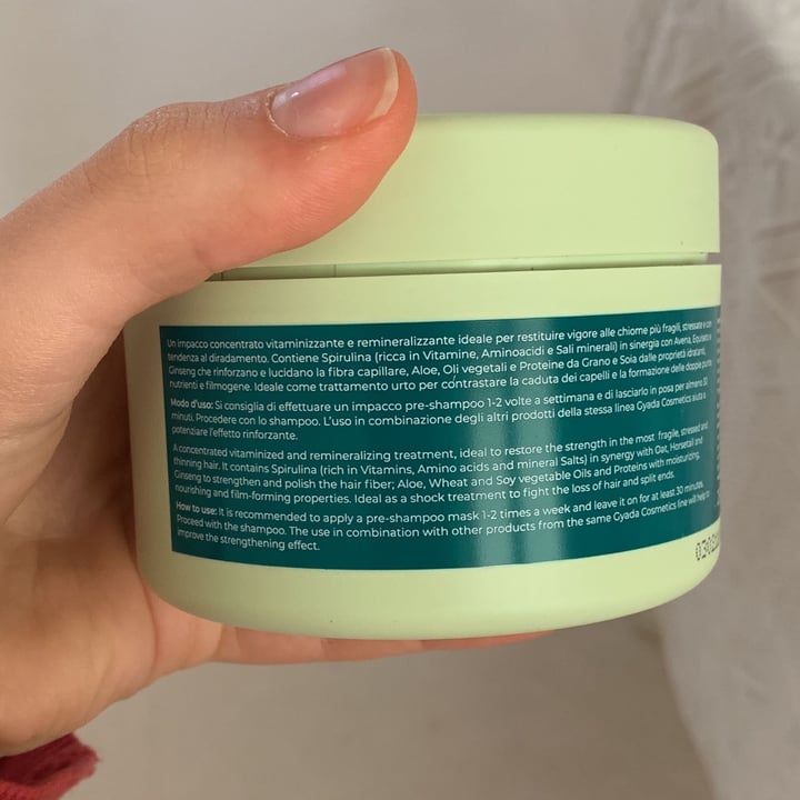 photo of Gyada Cosmetics Impacco Rinforzante Alla Spirulina shared by @elisamataloni on  24 Jan 2022 - review