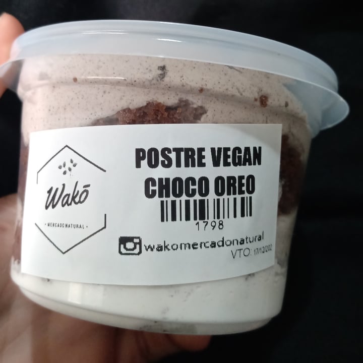 photo of Wako Mercado Natural Postre Vegan Choco Oreo shared by @milogarrido on  24 Nov 2021 - review