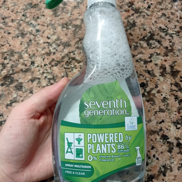 photo of Seventh Generation spray multiusos shared by @veraluxy on  11 Jun 2022 - review