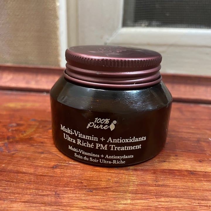 review photo of 100% PURE Multi-Vitamin + Antioxidants Ultra Riché PM Treatment shared by @paolar8 on 29 Sep 2021 - review