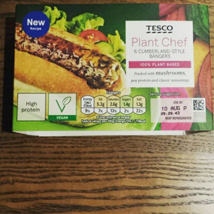 photo of Tesco 6 Cumberland-Style Bangers shared by @samanthaberries on  05 Jan 2021 - review