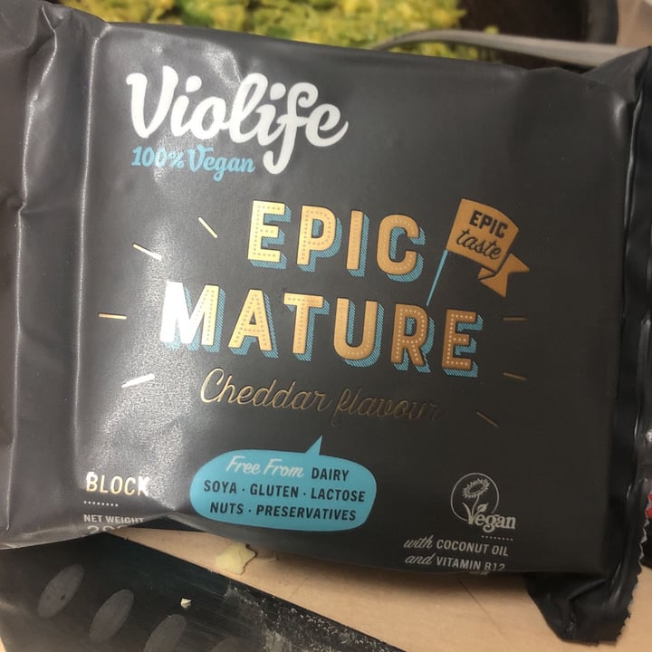 photo of Violife Epic Mature Cheddar Block shared by @camilaturner on  17 Jun 2022 - review