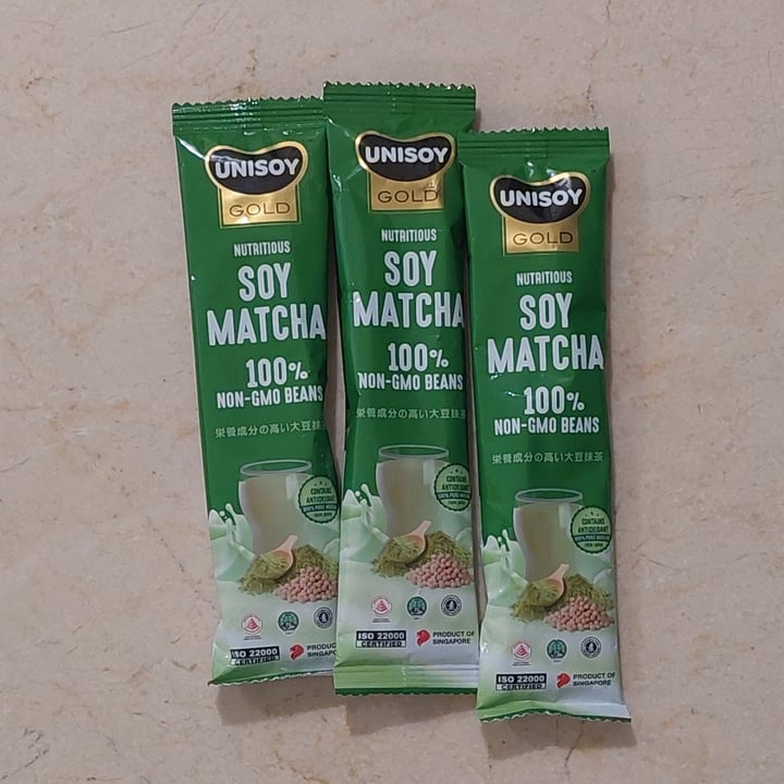 review photo of Unisoy UNISOY GOLD Nutritious Soy Matcha shared by @greenscreen on 14 Aug 2022 - review