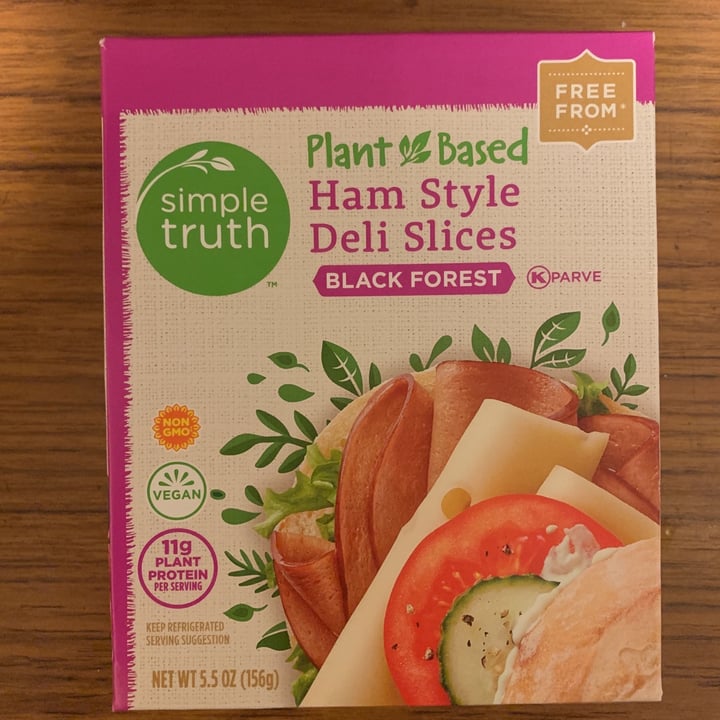 photo of Simple Truth Plant Based Ham Style Deli Slices: Black Forest shared by @miandad on  23 Jan 2021 - review