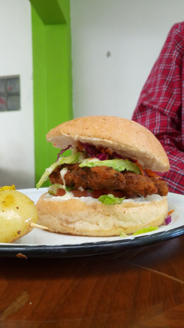 photo of VeganMunch Tofish burger shared by @yzyk on  14 Jan 2020 - review