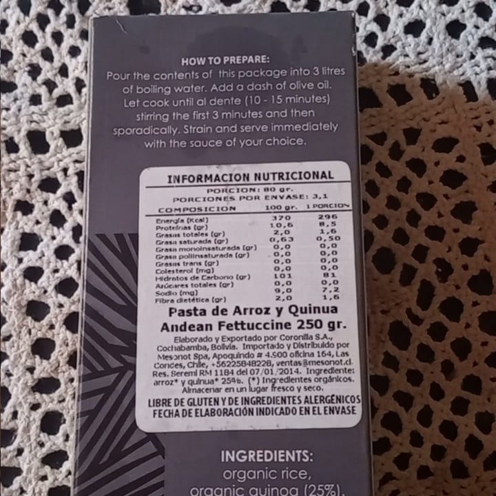 review photo of Coronilla Rice and Quinoa Pasta shared by @polyble on 20 Oct 2021 - review