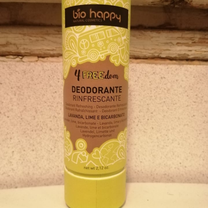 photo of Bio Happy 4FREEdom Deodorante Rinfrescante shared by @futureveg on  09 May 2022 - review