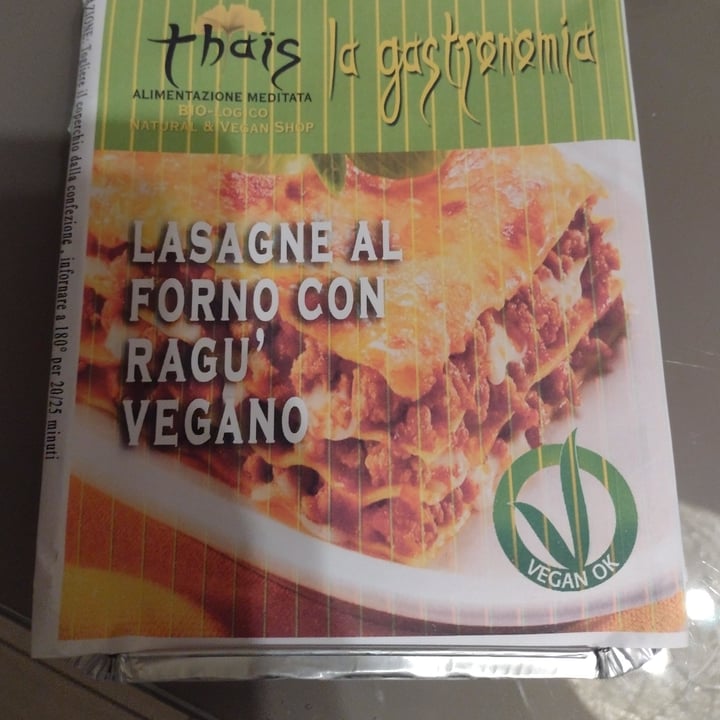 photo of Thais Lasagne Con Ragù Vegano shared by @selvatika on  13 Feb 2022 - review
