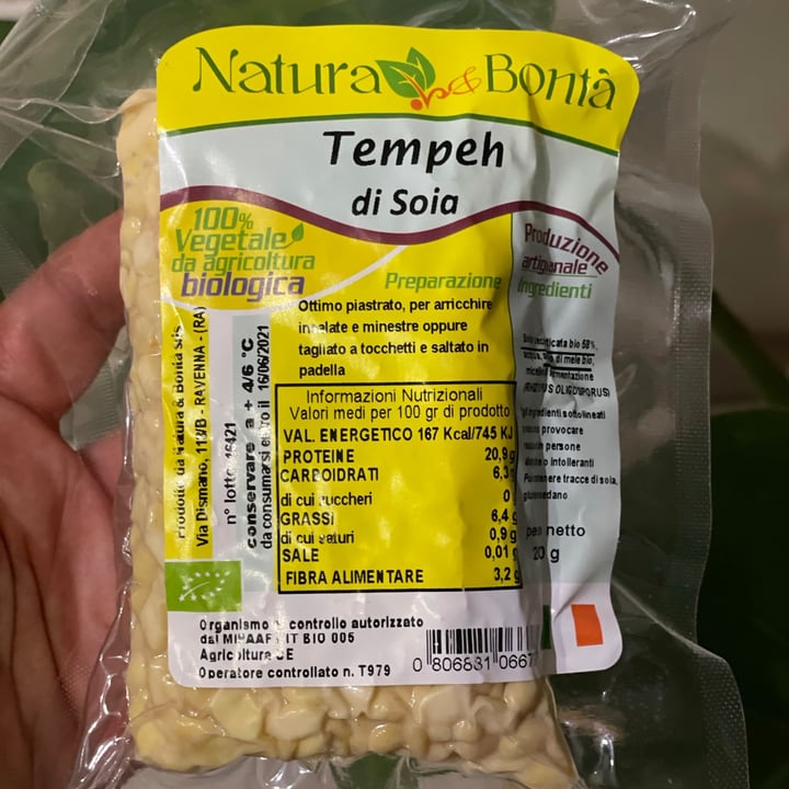 photo of Natura & Bontà Tempeh Di Soia shared by @loveg on  12 May 2021 - review