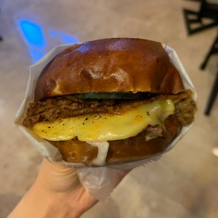 photo of Native Foods Cafe BBQ Brisket Burger shared by @katfrench on  01 Jul 2020 - review