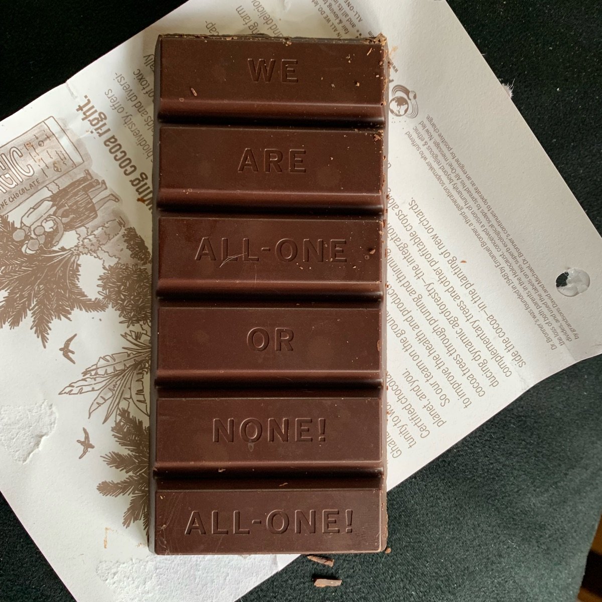 Dr. Bronner's Coconut Praline Magic All One Chocolate Bar Reviews