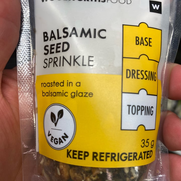 photo of Woolworths Food Balsamic seed sprinkle shared by @bianca1701 on  30 Dec 2021 - review