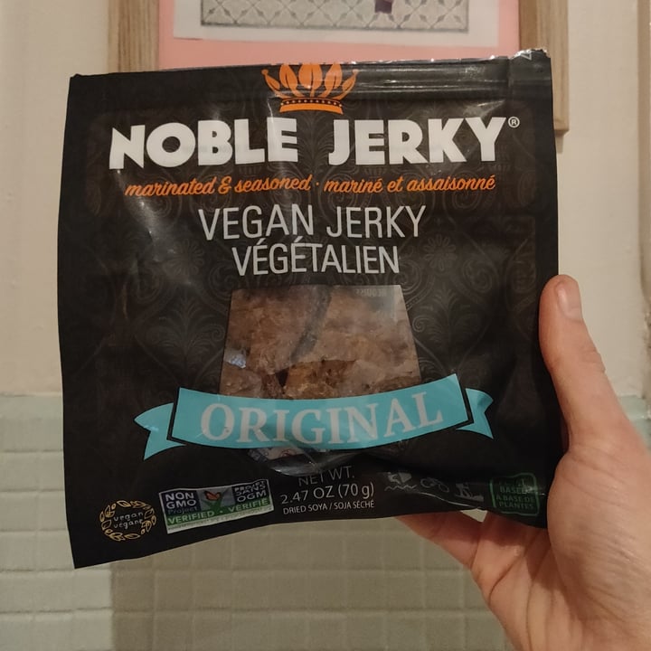 photo of Noble Jerky Vegan Jerky Original shared by @cruzilla on  21 Jul 2022 - review