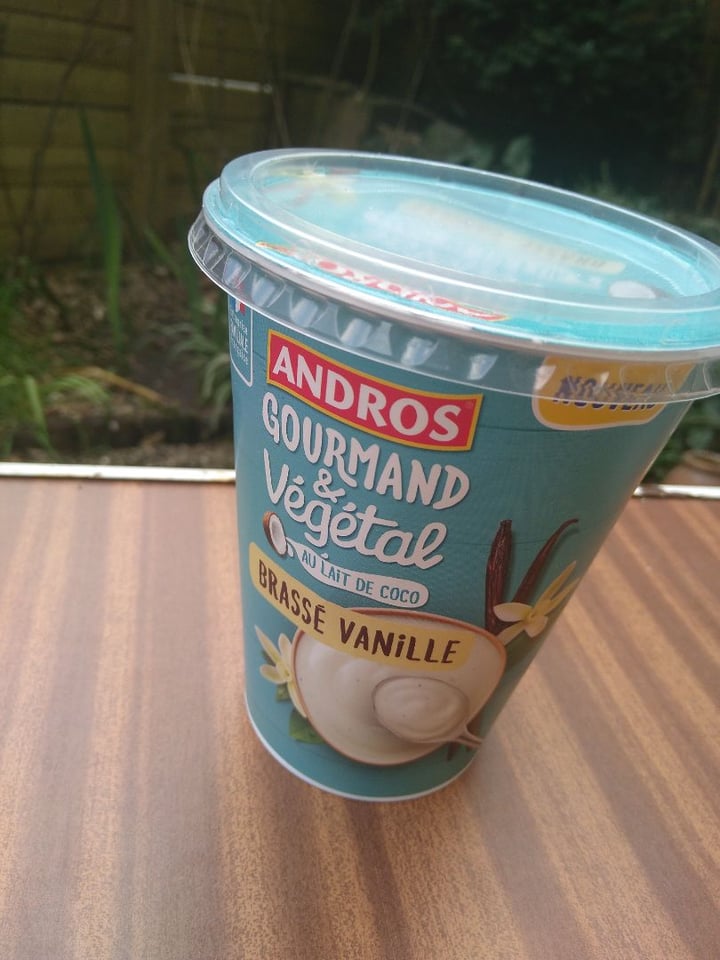 photo of Andros Brassé Vanille Au Lait De Coco shared by @vegananas on  20 Mar 2020 - review