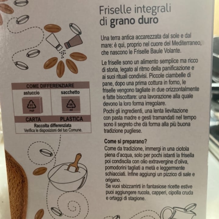 photo of Baule volante Friselle Integrali Di Grano Duro shared by @calaudia on  24 Aug 2022 - review