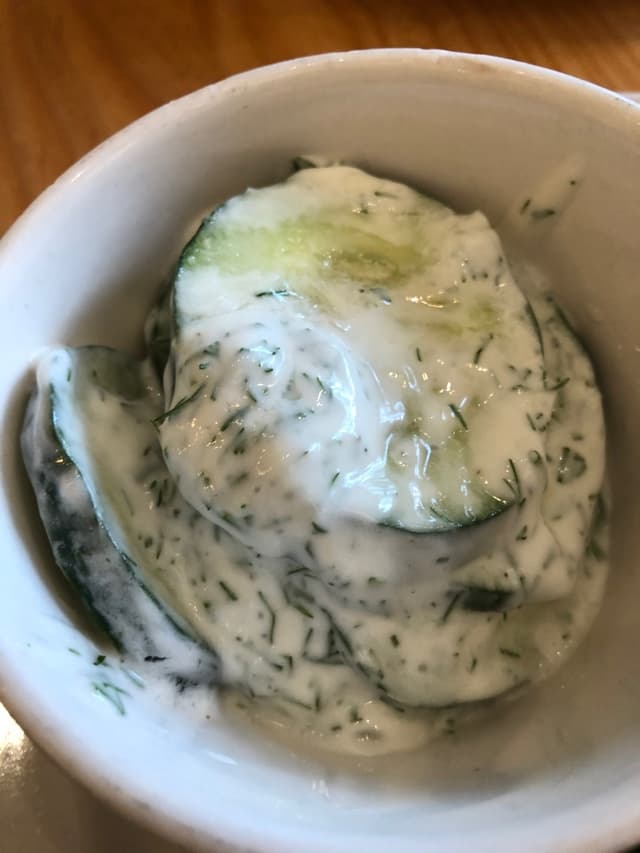 菜肴“Cucumber Dill Salad”的照片