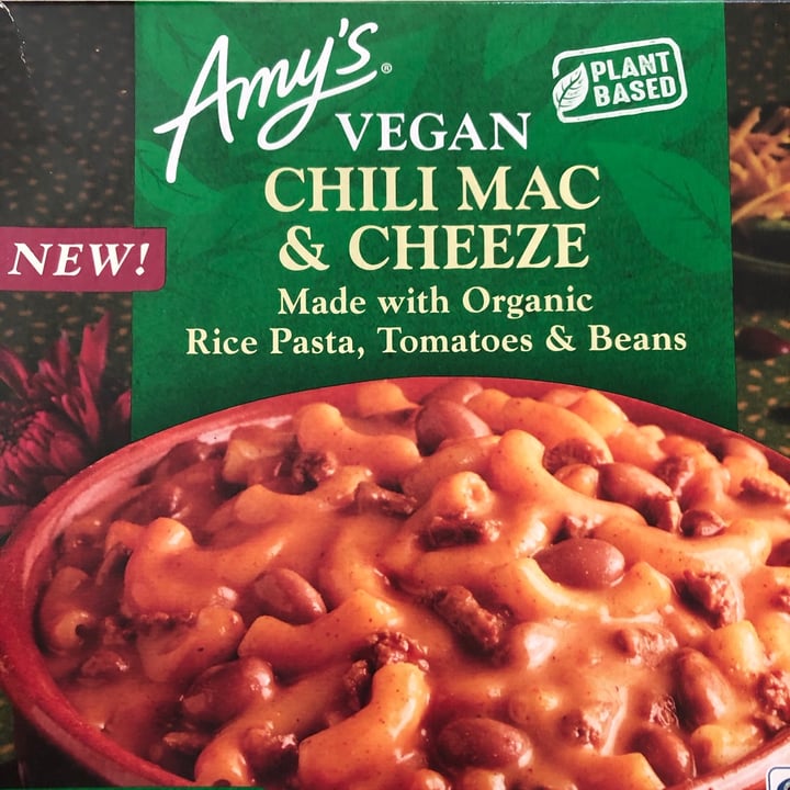 photo of Amy’s Vegan Chili Mac & Cheeze shared by @carrotsandcarlos on  24 Jan 2021 - review