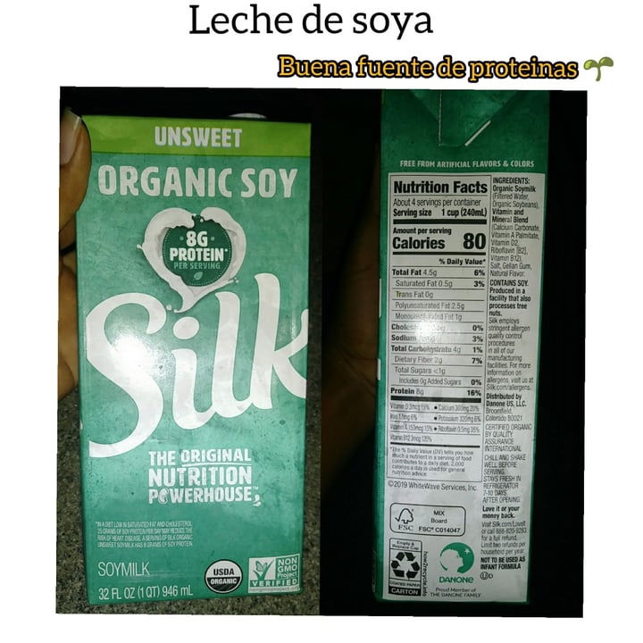 photo of Organic Milk Silk Organic Soy shared by @soysusana05 on  29 Sep 2021 - review