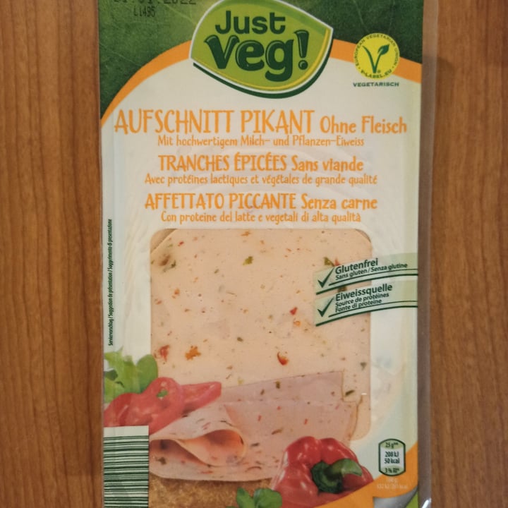 photo of Just Veg! (ALDI Italy) Affettato senza carne shared by @lelemargot on  31 Jan 2022 - review