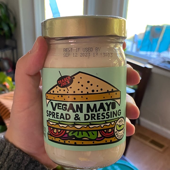 photo of Trader Joe's Vegan Mayo shared by @kristyahimsa on  08 Oct 2022 - review