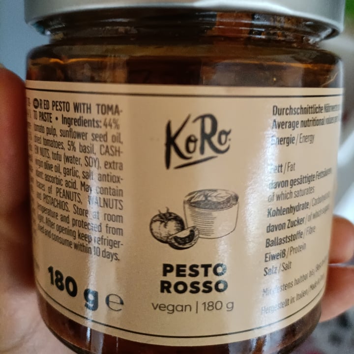 photo of Koro Pesto Rosso shared by @lacri88 on  22 Nov 2022 - review