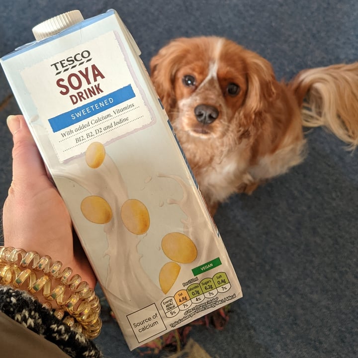photo of Tesco Soya drink sweetened shared by @amber99 on  12 Dec 2021 - review