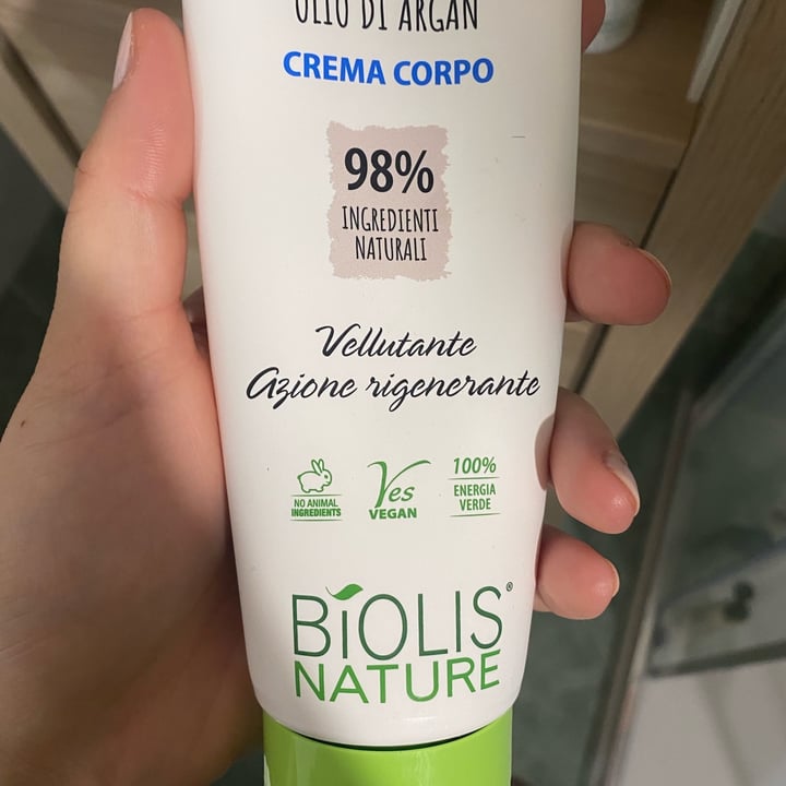 photo of Biolis Nature Crema corpo olio di argan shared by @valeborrons on  16 Apr 2022 - review