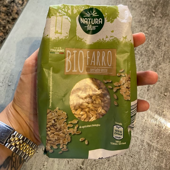 photo of Natura Felice Bio farro shared by @martamarcantoni on  26 Jun 2022 - review