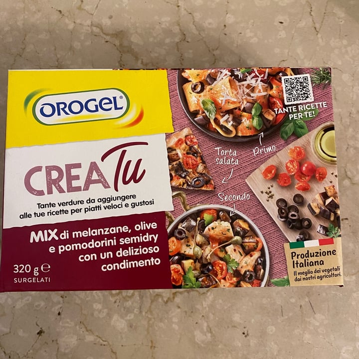 photo of Orogel Crea tu mix di melanzane, olive e pomodorini semidry shared by @pippoarde97 on  07 Apr 2022 - review