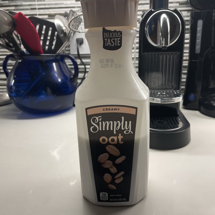photo of Simply oat Creamy oat milk shared by @wmdiomedi on  13 Jul 2021 - review