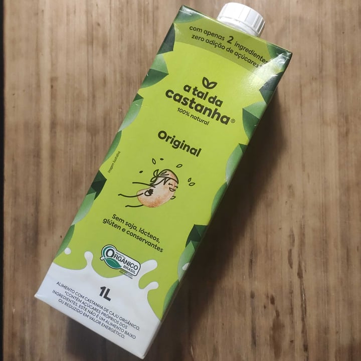 review photo of A Tal da Castanha Bebida vegetal shared by @myrnamedeiros on 28 May 2022 - review