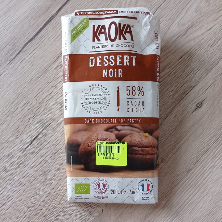 photo of Kaoka Chocolat noir dessert shared by @koyott on  10 Apr 2022 - review