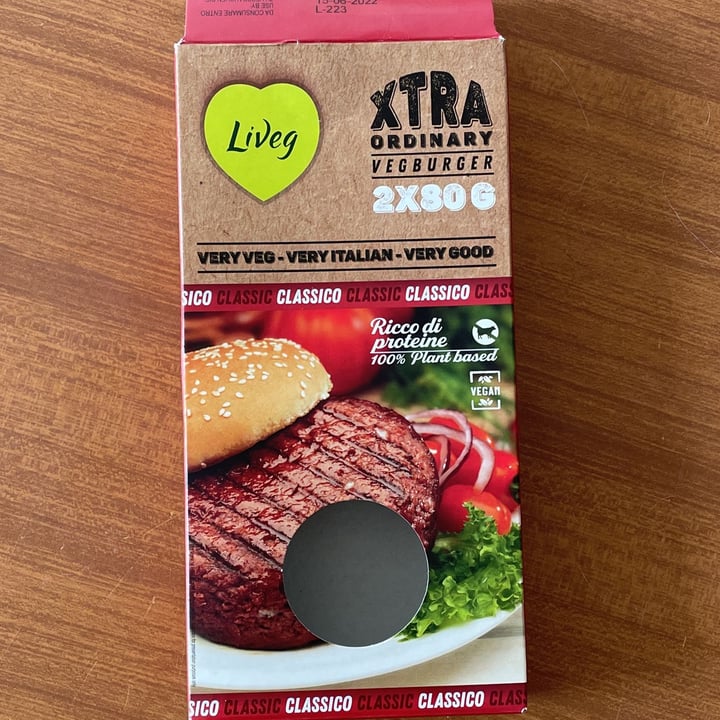photo of Liveg Xtra Ordinary Vegburger Classico shared by @dettotony on  10 Jun 2022 - review
