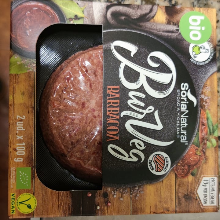 photo of Soria Natural Hamburguesa barbacoa shared by @enigmah on  17 Nov 2020 - review